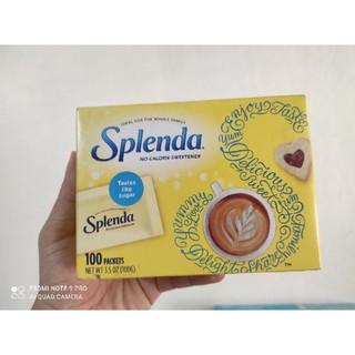 Splenda Sweetener No Calories 100g กล่องเหลือง