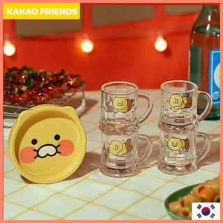 kakao friends CHOONSIK MINI SOJU CUP 4P + PLATE 1P SET