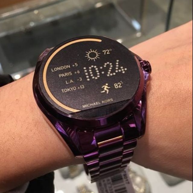 นาฬิกาข้อมือ Michael Kors Smartwatch Access Touchscreen สีม่วง (มือสอง) พ่อค้าใจดี