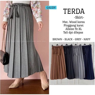 ROK PLISKET SEMI WOLL POLOS| ROK PLISKET SEMI WOL FORMAL | ROK PLISKET SEMI WOLL KERJA