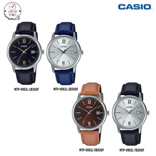 Casio แท้ นาฬิกาข้อมือผู้ชาย รุ่น MTP-V002L-1B3UDF,2B3UDF,5B3UDF,7B3UDF(สินค้าใหม่ ของแท้ มีใบรับประกัน)