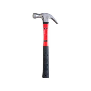 hammer 27MM FIBERGLASS HC NAIL HAMMER Hand tools Hardware hand tools ค้อน ค้อนหงอน ด้ามไฟเบอร์ HACHI 27 มม. สีดำ-แดง เคร