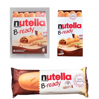 Nutella ฺB ready 4 ชิ้น, 6 ชิ้น 12 ชิ้น หมดอายุ 2023 Nutella ฺBiscuit นูเทลล่าบิสกิต นูเทลล่า