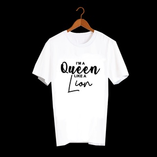 เสื้อยืด Fanmade เสื้อแฟนเมด เสื้อยืดคำพูด เสื้อแฟนคลับ ALLA74 IM A QUEEN LIKE A LION