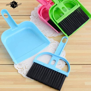 sunnyheart ~ Hand Kitchen Dustpan และแปรงโต๊ะทำความสะอาดกวาดชุดฝุ่น