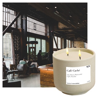 MN FORMULA CERAMIC CANDLE กลิ่น Café Caché เทียนหอม กลิ่นหอมอบอวลของร้านกาแฟเล็กๆ