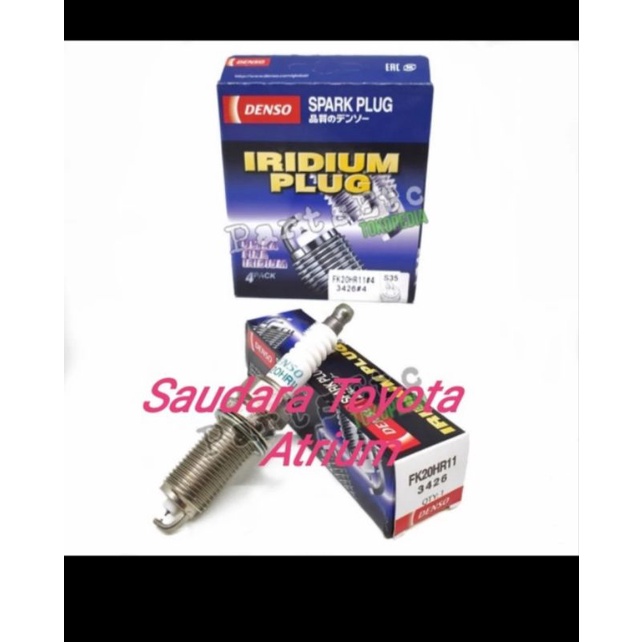 DENSO IRIDIUM SPARK PLUG FK20HR11 CAMRY ALPHARD 3.5 INNOVA REBORN ใหม่ทั้งหมด FORTUNER MARK X