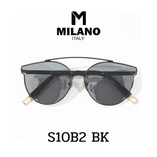 Milano Sunglass แว่นตากันแดด แว่นกรองแสง แว่นตาวินเทจ แว่นสายตา ใส่ได้ทั้งชายและหญิง รหัส S10B2 มีหลายสี พร้อมส่ง