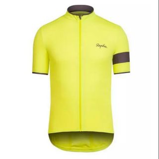 เสื้อจักรยานแขนสั้น RAPHA สีเหลือง (Pre-Order)