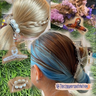 Hair clip กิ๊บหนีบผม สีใส, ไข่มุก เบาดี สวยสไตล์ เกาหลี น่ารัก