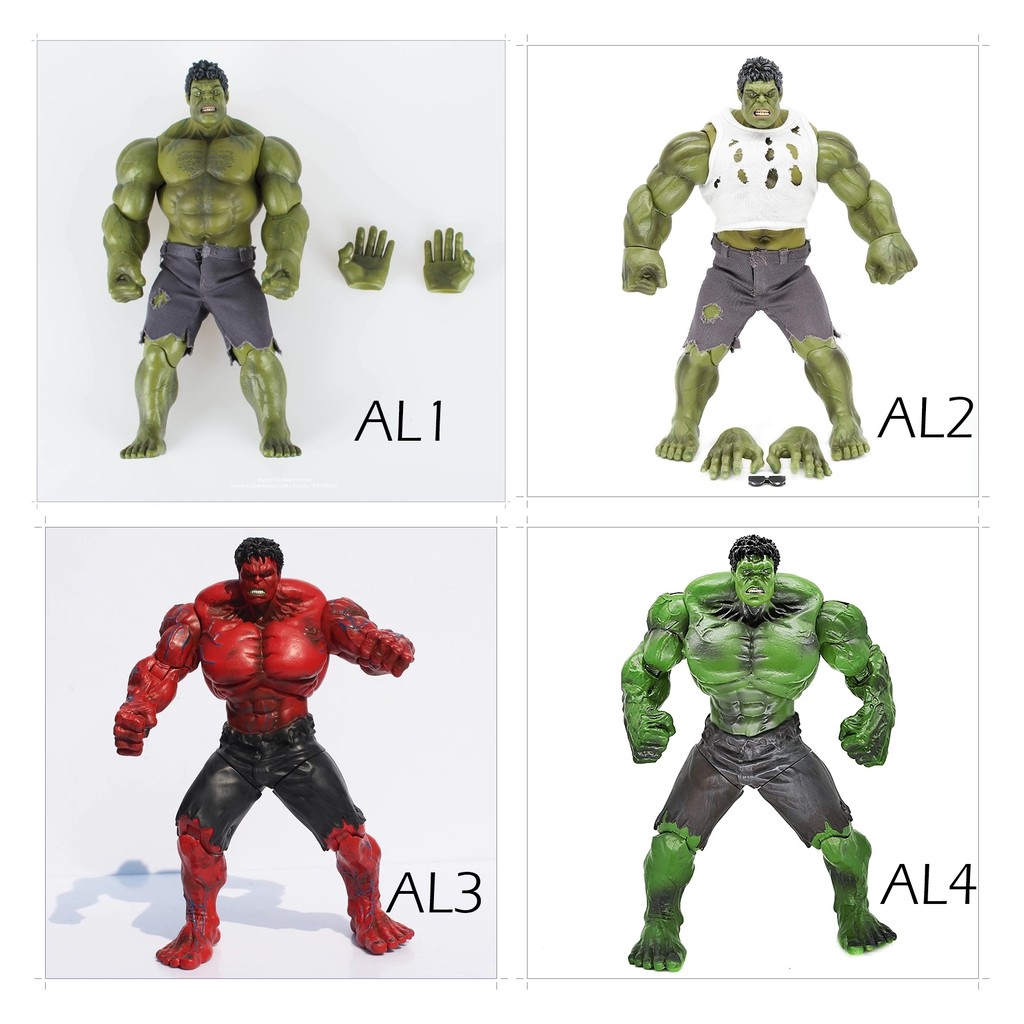 Figure Model The Hulk - โมเดล เดอะฮัค เนื้อตันๆ หนักๆ ขยับจุดได้ ปรับท่าทางได้หลายแบบ มี 4 แบบให้เลื