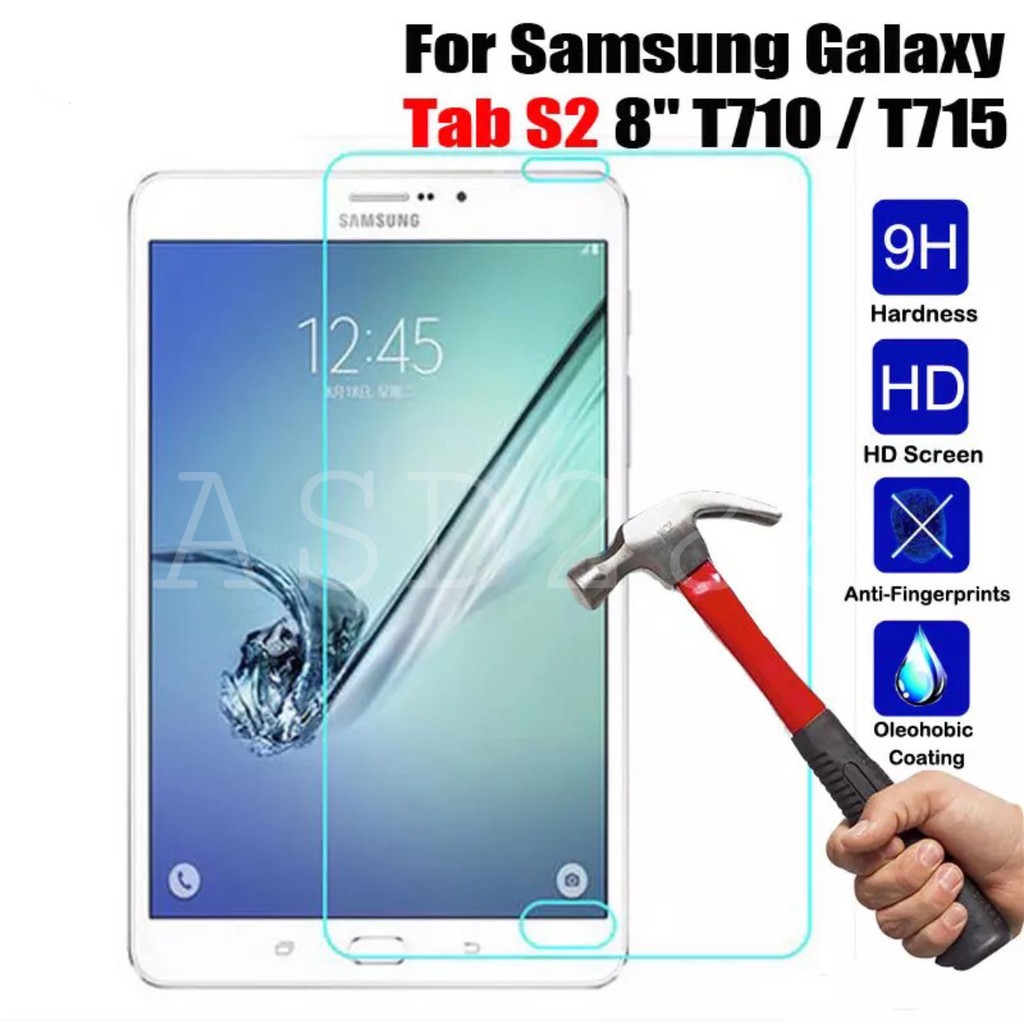 ฟิล์มกระจก นิรภัย เต็มจอ ซัมซุง แท็บ เอส2 8.0 ที715Tempered Glass  For Samsung Galaxy Tab S2 8.0 SM-