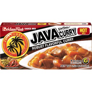 House Java Curry Sauce Mix Chukara 185g (Hot) เฮ้าส์ จาวา เคอร์รี แกงกะหรี่เผ็ด ระดับ 5