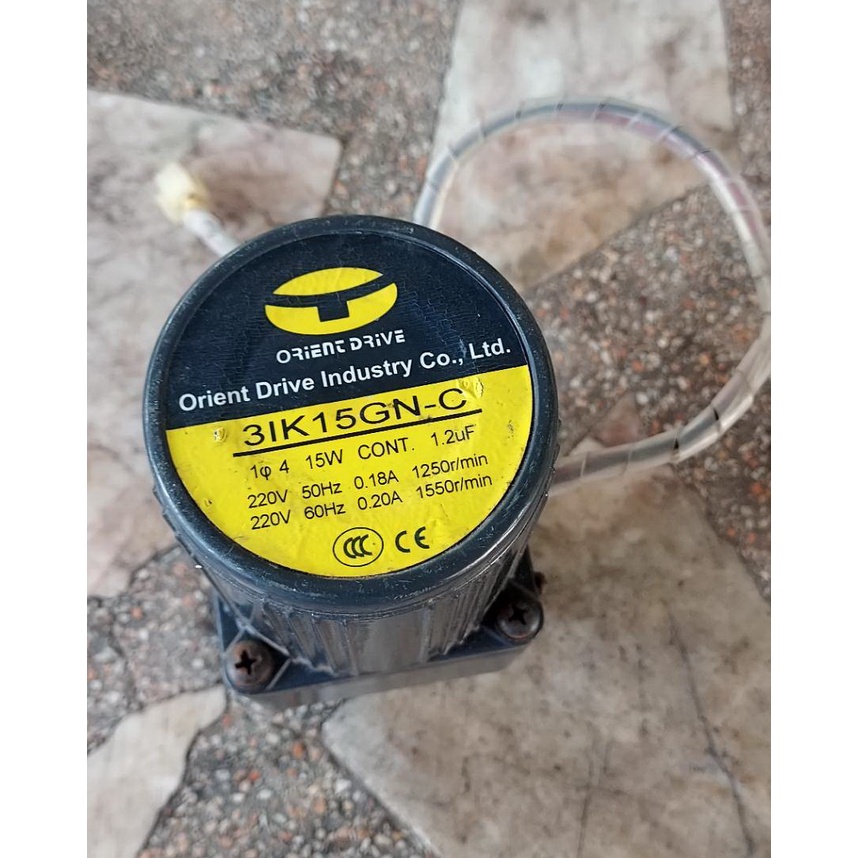 มอเตอร์เหนี่ยวนำ K ซีรีส์ 3IK15GN-C มอเตอร์เฟือง