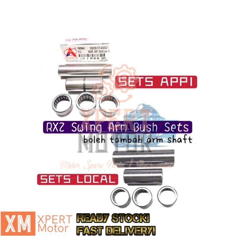 [SWING ARM BUSH]RXZ Swing Arm Bush & Shaft Appi/Local