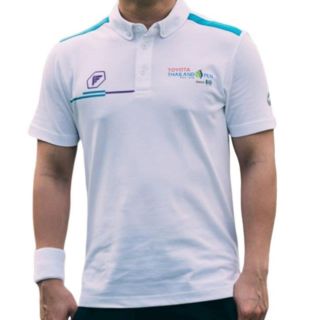 SPORTSMAAX POLO SHIRT WHITE เสื้อโปโลผู้ชายสีขาว