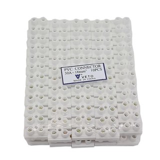 VETO แผงต่อสาย PVC รุ่น PVC00016 ขนาด 16 มม. สีขาว