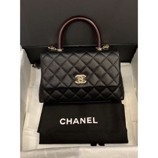 new Chanel coco 9.5 black caviar