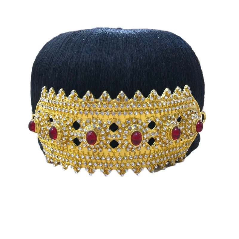 Accessories เกี้ยวซีกสีทองพลอยแดงเล็ก ของมาแล้วค่ะ เครื่องประดับชุดไทย