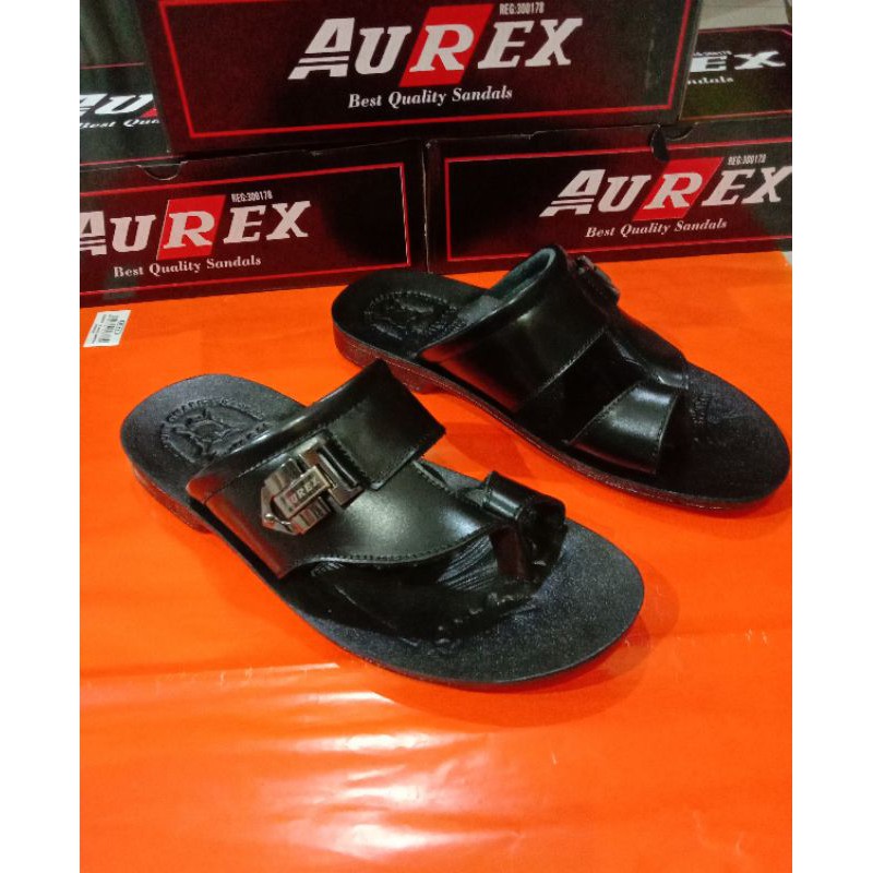 Aurex MEN& 39;S LEATHER SANDALS แบรนด์ต้นฉบับ 100% AUREK AR,701