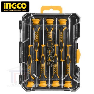 INGCO ชุดไขควงซ่อมนาฬิกา / ไขควงงานละเอียด 7 ตัวชุด รุ่น HKSD0718 ( Precision Screwdriver Set )