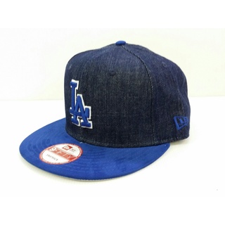 100% ของแท้ 9 FIFTY 950 2 TONE DENUM SU OSFA  LA Dodgers MLB Baseball Cap สำหรับผู้ใหญ่ ปรับได้ หมวก แอล เอ