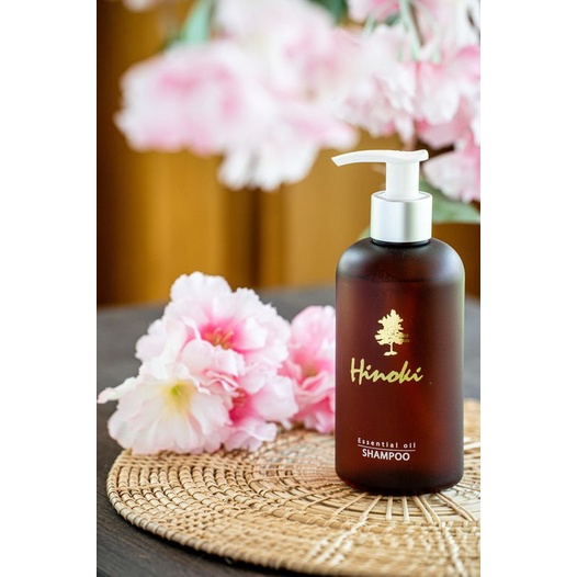 POMOTION แชมพูฮิโนกิ  ป้องกันผมขาดหลุดร่วง บำรุงเส้นผม พร้อมส่ง