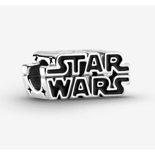 [พร้อมส่ง สินค้าแท้ 💯] Pandora Star Wars Silver 3D Logo Charm