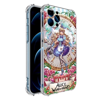 เคส สำหรับ iPhone Anti-Shock TPU Case [Wonderland #03] สำหรับ 12 / 12 Pro / 12 Pro max / 11 / 11 Pro / 11 Pro Max