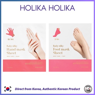 HOLIKA HOLIKA Baby Silky Foot&amp;Hand Mask Sheet *ORIGINAL KOREA*