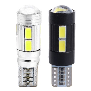 Yo ใหม่ หลอดไฟ LED T10 W5W 5630 SMD CANBUS OBC ไม่มีข้อผิดพลาด สีขาว สําหรับติดภายในรถยนต์