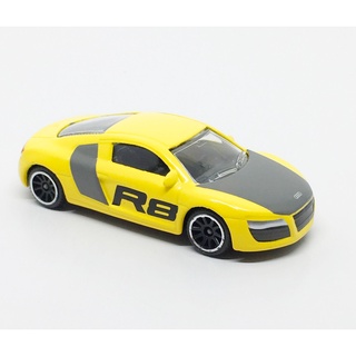 Majorette Audi R8 - Racing Screen - Yellow Color /Wheels 5UBCL /scale 1/58 (3 inches) no Package