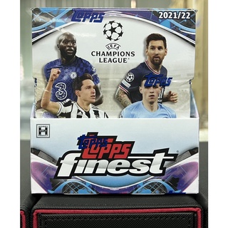 พร้อมส่ง !!! 2021-22 Topps Finest UEFA Champions League Soccer Hobby Box