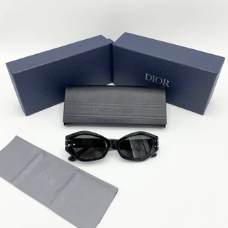 CHRISTIAN DIOR PARIS DIORSIGNATURE B1U BLACK ICONIC LINE BOLD BUTTERFLY SUNGLASSES แว่นตากันแดดแบรนด์คริสเตียนดิออร์