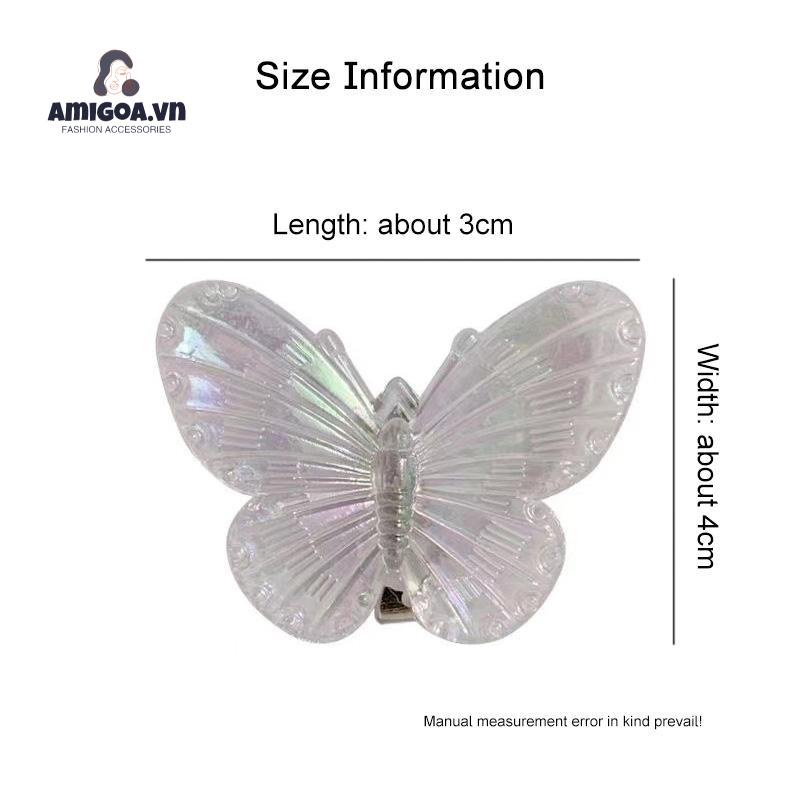 🔥🔥🔥บติดผม รูปผีเสื้อนางเงือก แฟชั่นสวยงาม