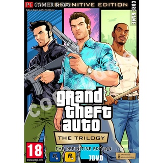 GAME PC  GTA Trilogy The Definitive Edition (3in1) แผ่นเกมส์ แฟลชไดร์ฟ เกมส์คอมพิวเตอร์  PC โน๊ตบุ๊ค