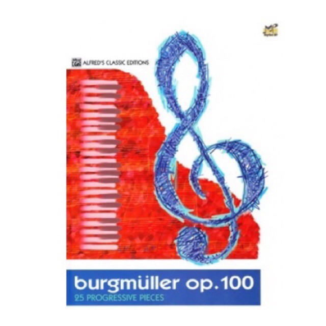 หนังสือดนตรี BURGMULLER OP.100 25 PROGRESSIVE PIECES