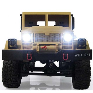 รถบังคับวิทยุ รถบรรทุก รถทหาร บรรทุกของได้ ขับเคลื่อน 4 ล้อ RC Military Truck Mini Off-road WPLB-14