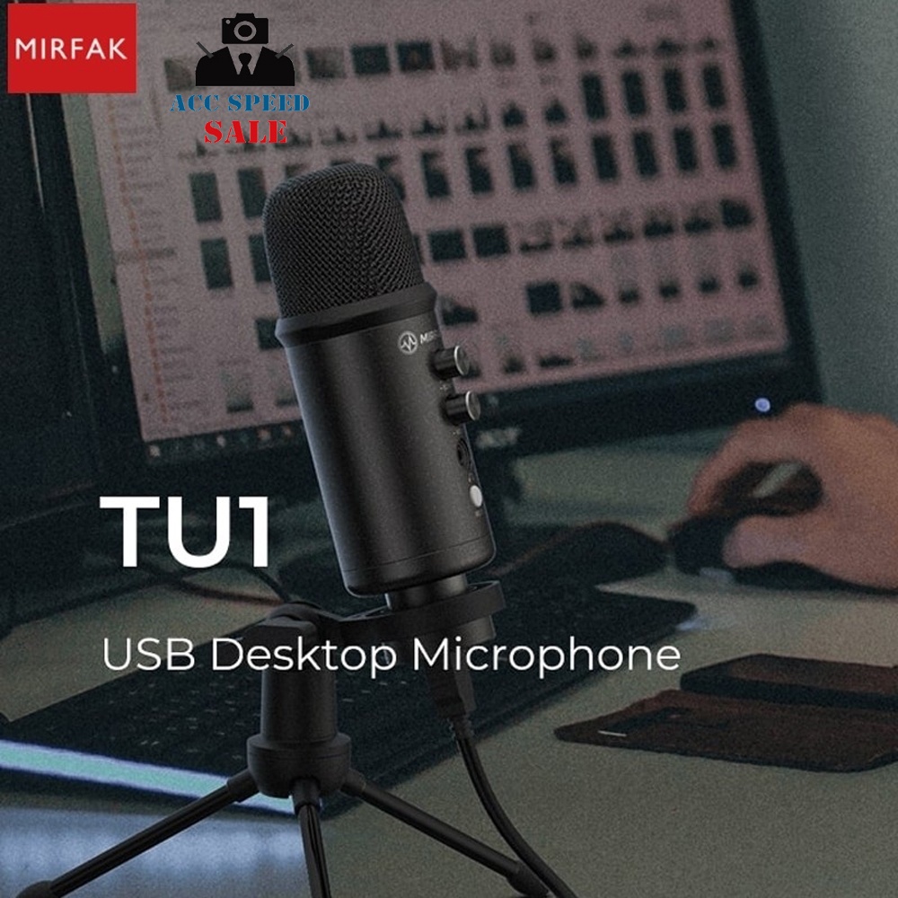MOZA MIRFAK USB CONDENSER MICROPHONE KIT TU1 ไมโครโฟนตั้งโต๊ะ
