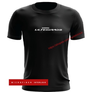 แขนสั้นcrew neckSHIMANO เสื้อยืดโพลีเอสเตอร์ / ฝ้ายชิมาโน Ultegra Di2 โลโก้สีดําสีขาว (S-3Xl)
S-XXXXL