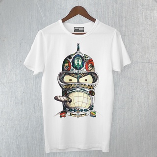 ราคาถูกเสื้อยืดcalเสื้อยืดคอกลม แขนสั้น ลายสัก Futurama Tv Series Fb แฟชั่นS-5XL