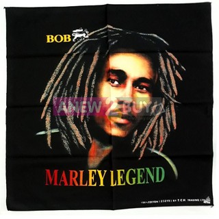 ผ้าลาย Bob Marley ใช้โพกหัวหรือพันคอได้