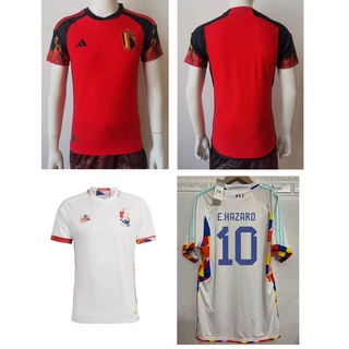 เสื้อกีฬาแขนสั้น ลายทีมชาติฟุตบอล Belgium 2223 ชุดเหย้า พร้อมส่ง