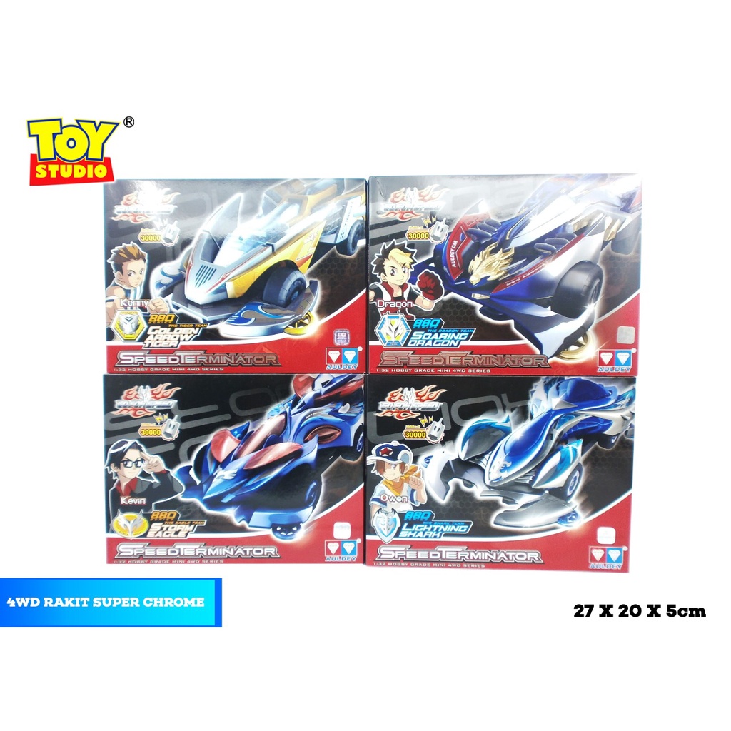Toy Studio Go For Speed Terminator Series 880 4WD Super Chrome แล้วประกอบ 30000 RPM
