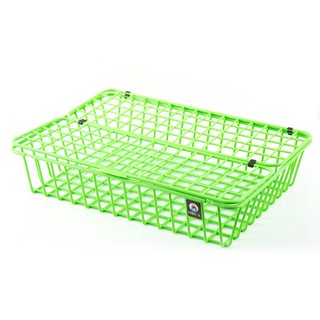 ตะกร้าพลาสติกฝาปิด สีเขียว ออร์ก้า 98/Plastic Basket with Green Lid ORCA 98