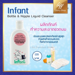 กิฟฟารีน น้ำยาล้างขวดนม ทำความสะอาดขวดนม ทำความสะอาดของใช้เด็ก Giffarine Bottle &amp;Nipple Liquid Cleanser