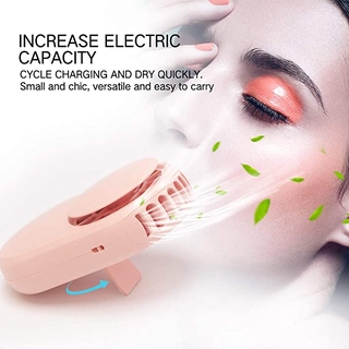 USB Mini Fan Air Conditioning Blower for Eyelash Extension Rechargeable Electric Cooling Fan Portable Small Dryer For Eyelash Extension