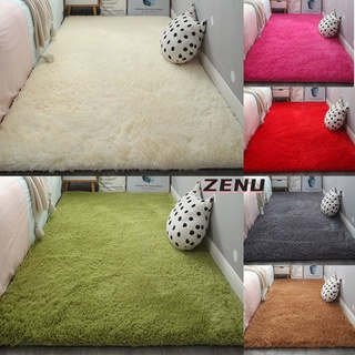 ZENU พรมห้องนอน พรม ขนนุ่ม พรมปูพื้น ตกแต่งสวย พรมห้องนั่งเล่น หลายขนาด120x80cm/40x60cm