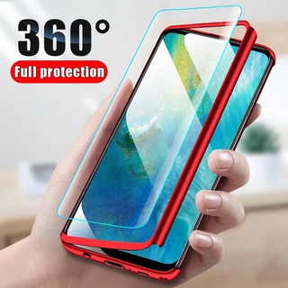 Case Xiaomi Redmi8A เคสเสี่ยวมี เคสประกบหน้าหลัง แถมฟิล์มกระจก1ชิ้น เคสแข็ง เคสประกบ 360 องศา สวยและบางมาก สีดำสีแดง