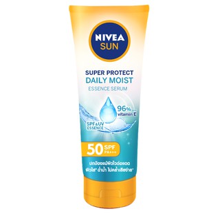 NIVEA นีเวีย ซัน ซูเปอร์ โพรเทค มอยส์เจอร์ ซัน เซรั่ม SPF 50 PA+++ 180 มล.